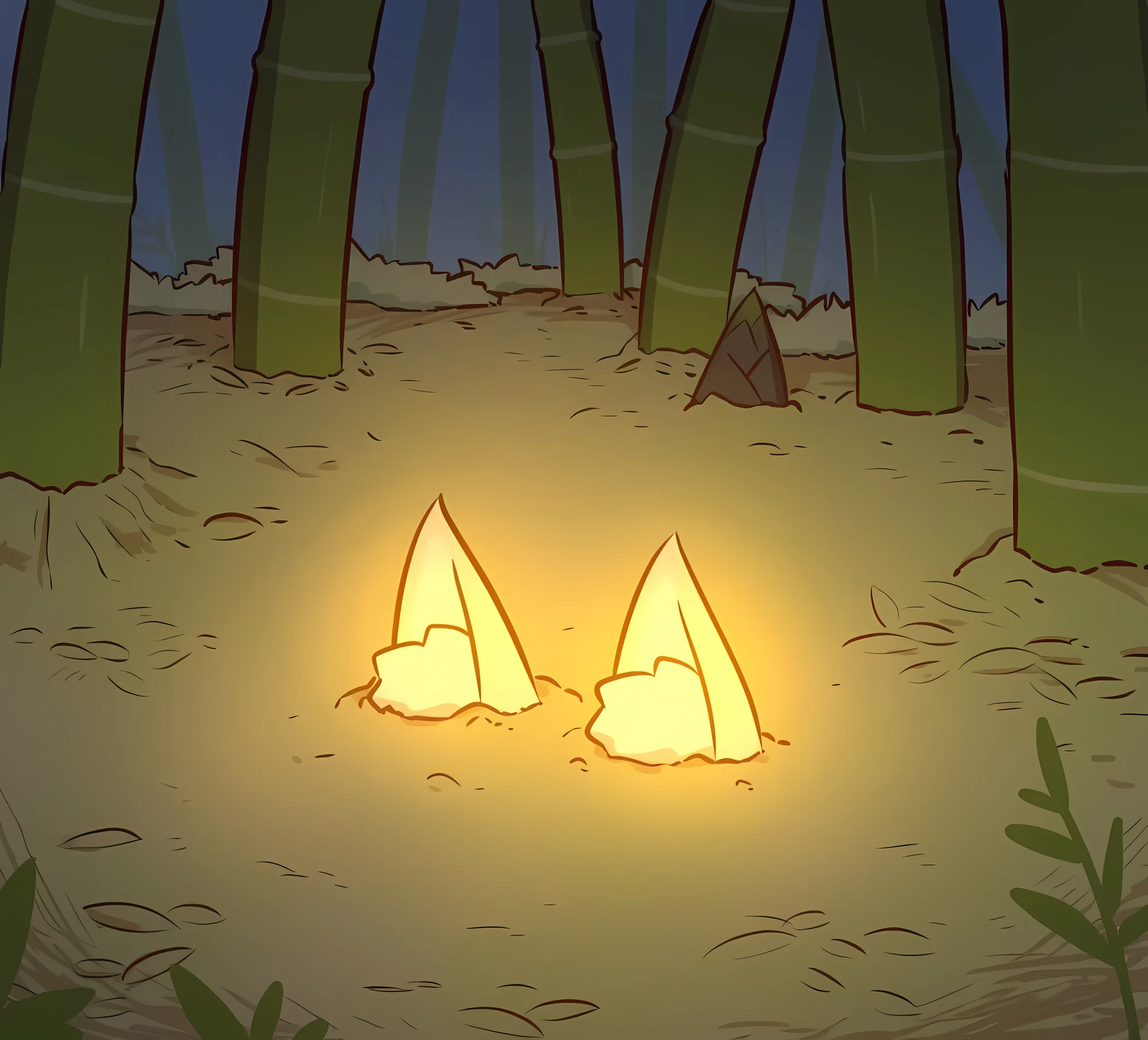 Shiggy in a Bamboo Forrest
